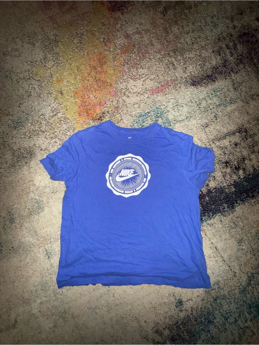 Nike Royal Blue Short-Sleeve Graphic Tee